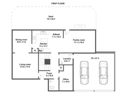 206 Maumee Ct - Main Level Floorplan