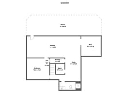 206 Maumee Ct - Basement Level Floorplan