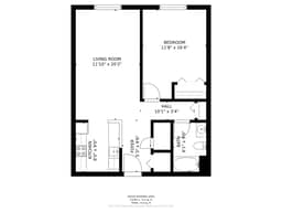 1 Bedroom With Dimensions