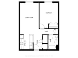 1 Bedroom Without Dimensions