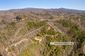 Lot - Aerial View w/ Property Line